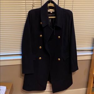 Navy Blue Wool Pea coat